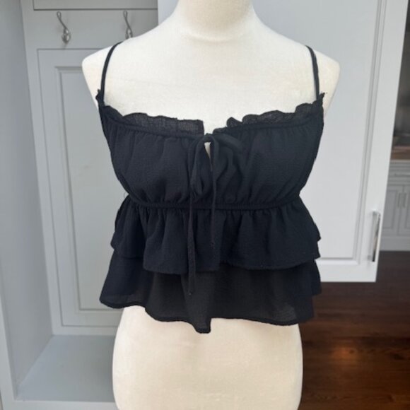NWOT Wild Fable Black CropTop - Picture 1 of 6